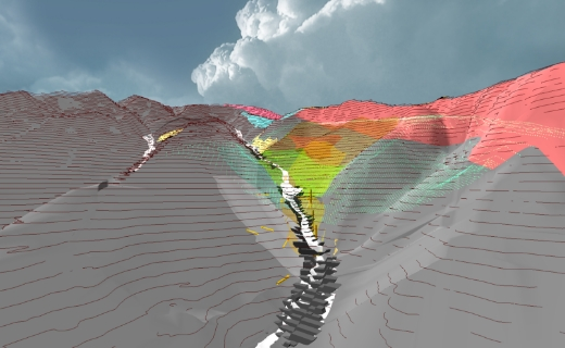 Landslide 3D groundwater evaluation and countermeasure services